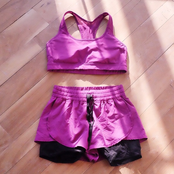 lululemon athletica Other - Like New Lululemon Fuchsia Sports Bra Size 10